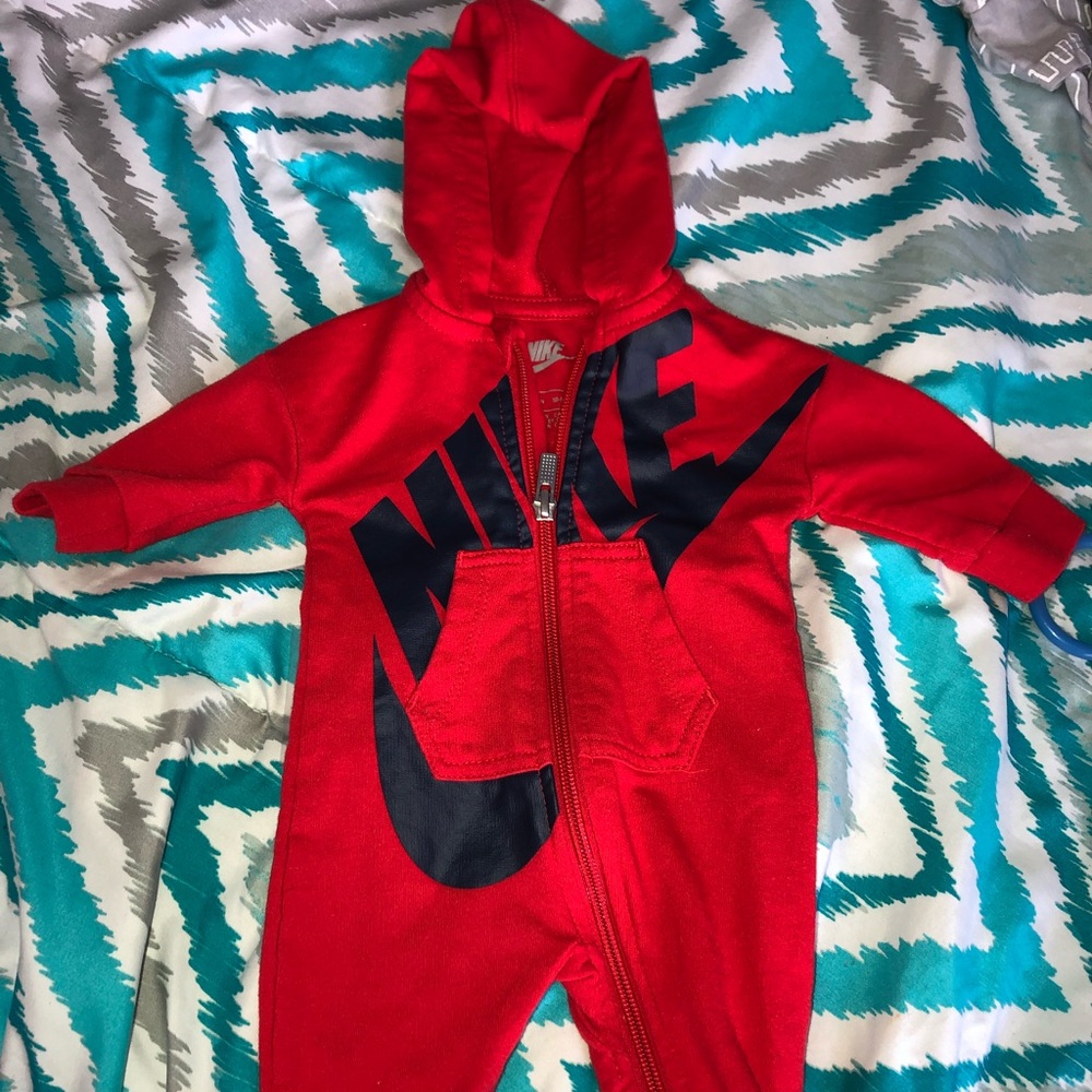 Red Nike Jumpsuit